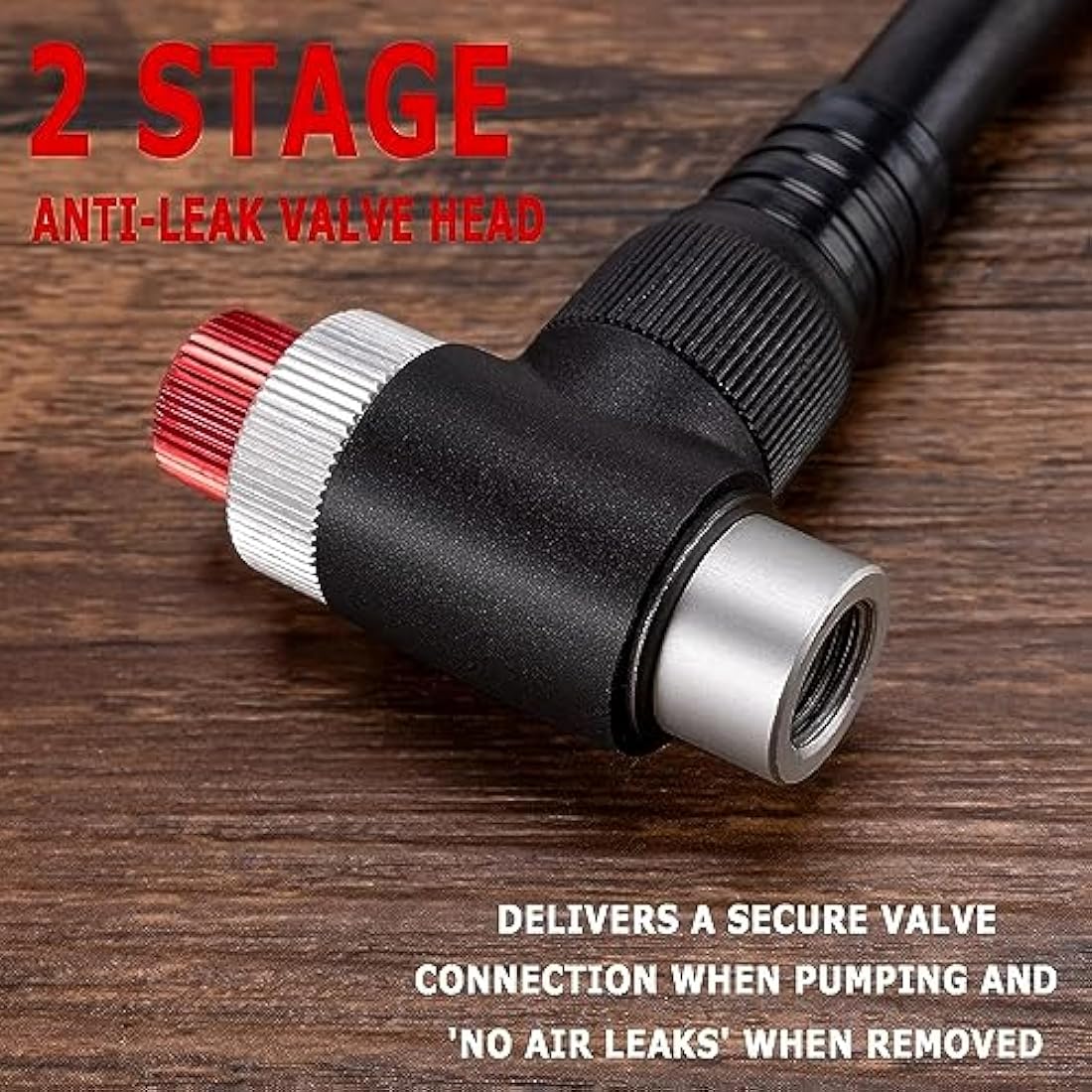 Jolof Store High Pressure Shock Pump – 300 PSI MTB Fork & Tyre Pump