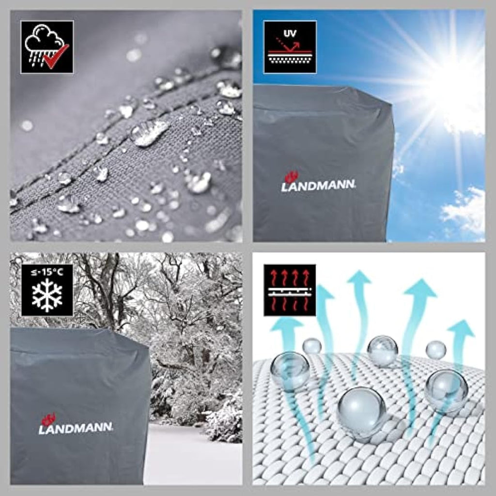 Landmann Premium Wetterschutzhaube für Triton PTS 2.1 – Anthrazit