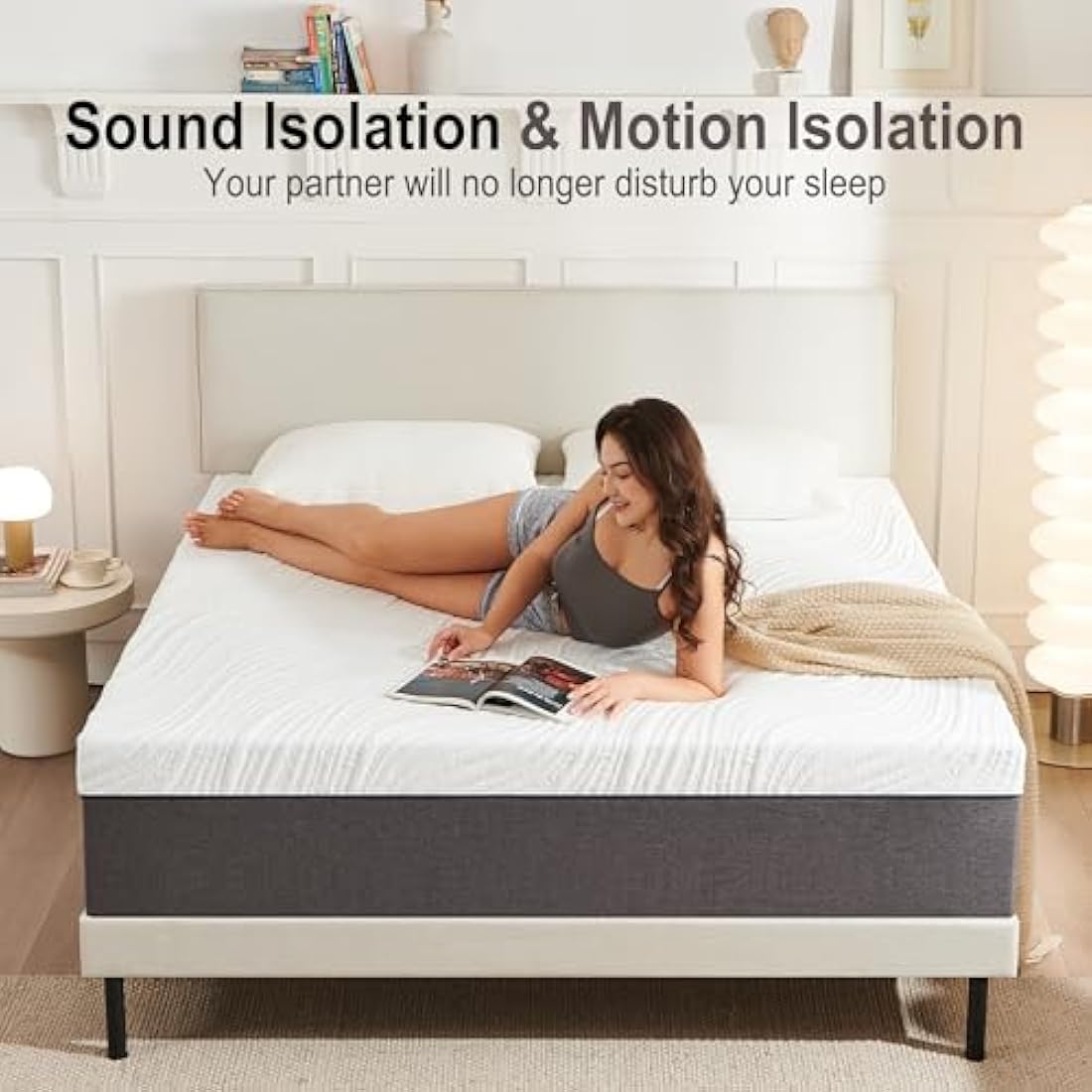 Twirest Double Memory Foam Mattress | 22cm Gel Foam Mattress in a Box