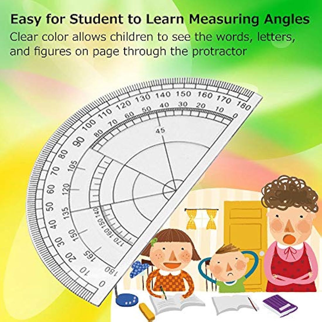 Tuloka 10pcs Geometry Math Set – Drafting Compasses and Rulers Kit