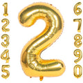 Jolof Store Gold Number 2 Balloon – 40 Inch Giant Foil Mylar Decoration