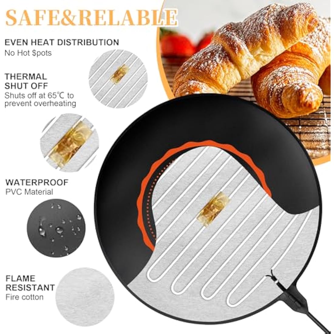 Everkeen Bread Proofer – Adjustable Temperature Sourdough Starter Mat