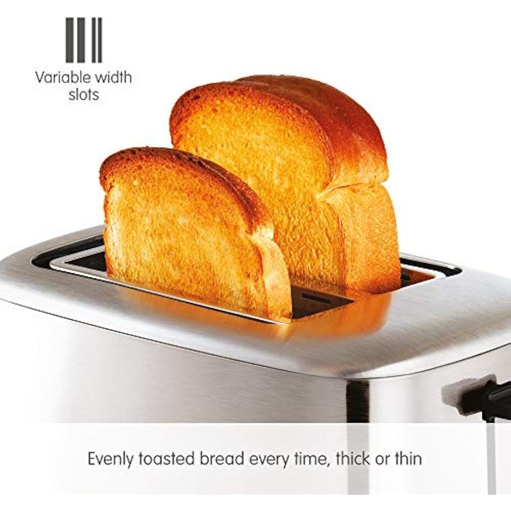 Morphy Richards Equip 2 Slice Toaster | Wide Slot Stainless Steel