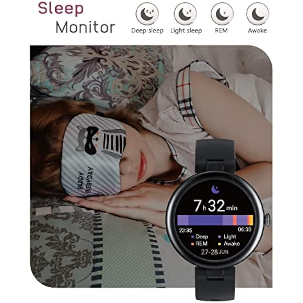 SHANG WING Lynn Women's Smartwatch | 1.1" Slim Fitness & Health Tracker