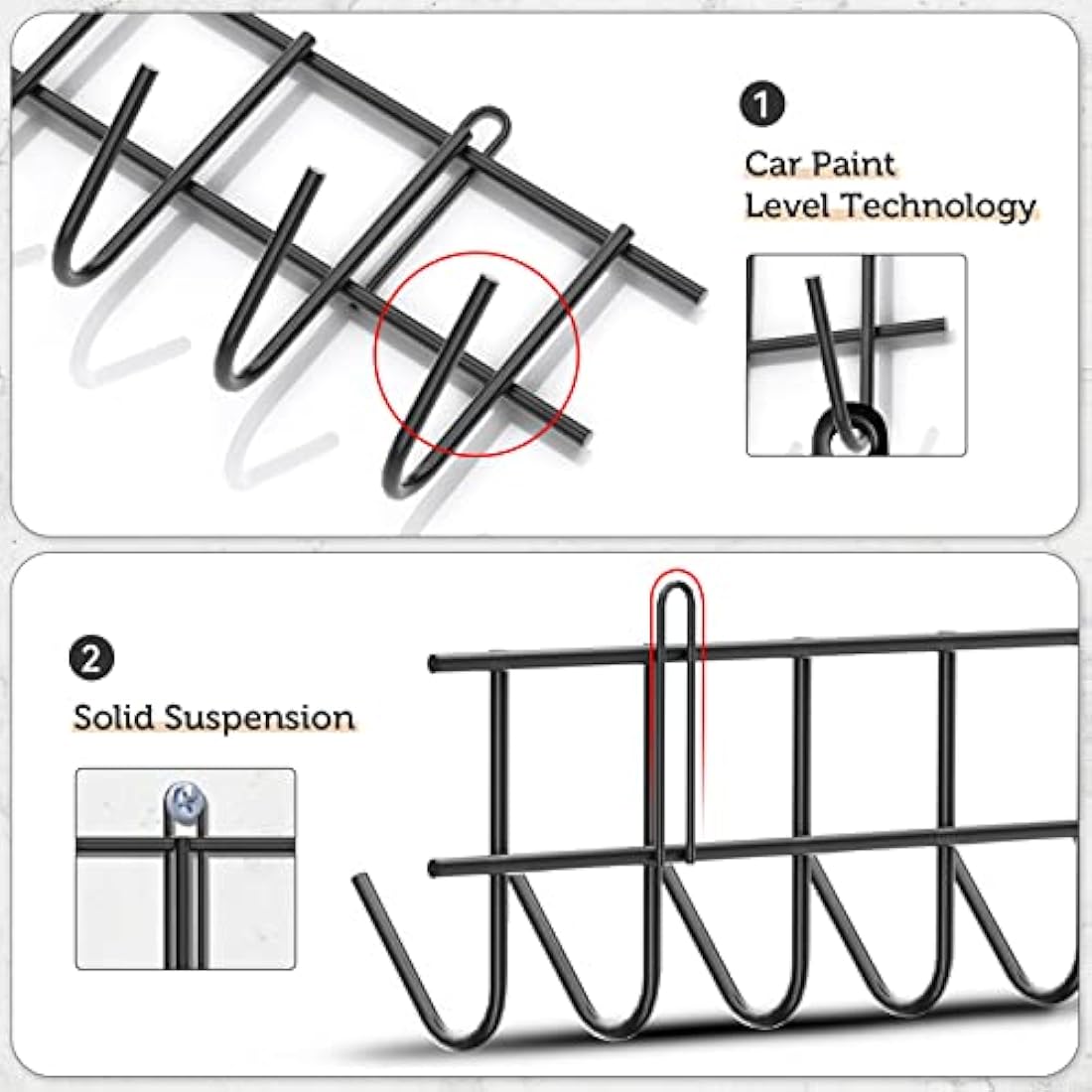 Garden Tool Rack – 64" Heavy-Duty Wall Mount Garage Organizer