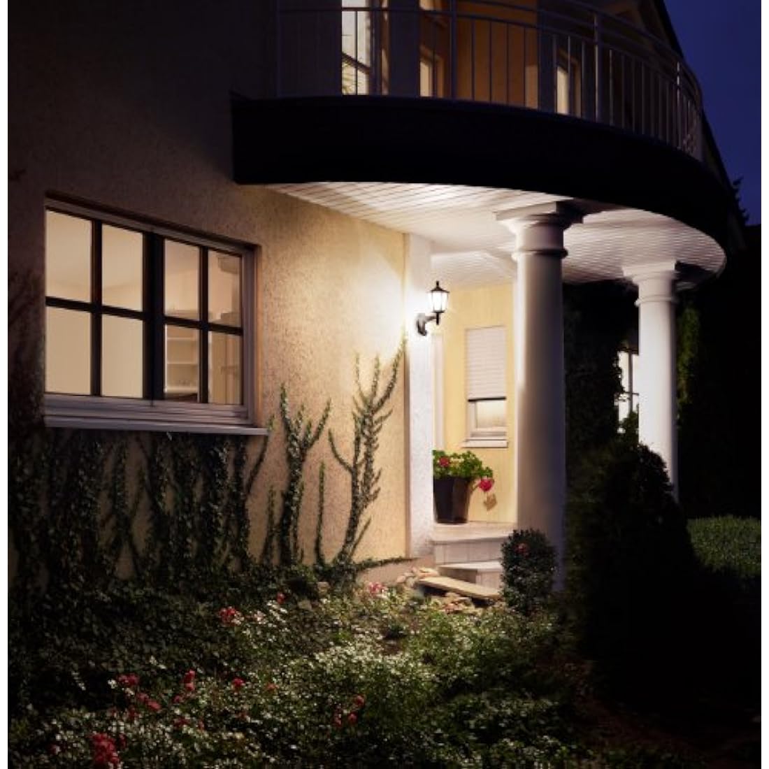 Steinel L 15 S Outdoor Wall Light – 180° Motion Sensor – Black