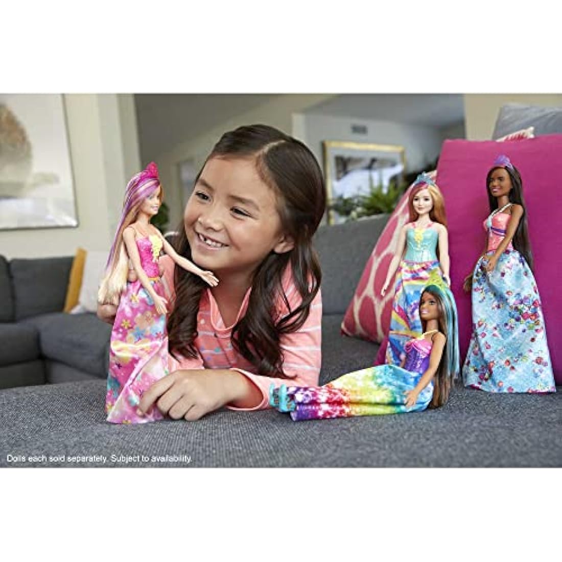 Barbie Dreamtopia Princess Doll – 12-Inch Blonde with Purple Hair