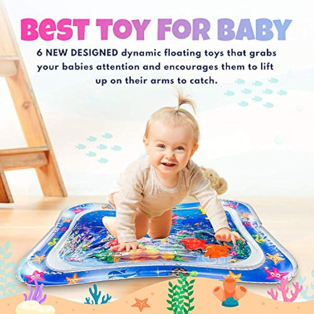 Inflatable Tummy Time Water Mat – Sensory Baby Play Mat