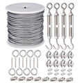 Jolof Store 30M Garden Wire Kit – 304 Stainless Steel Trellis for Plants