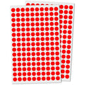 Jolof Store 10mm Red Round Dot Stickers – 15,000 Self-Adhesive Labels