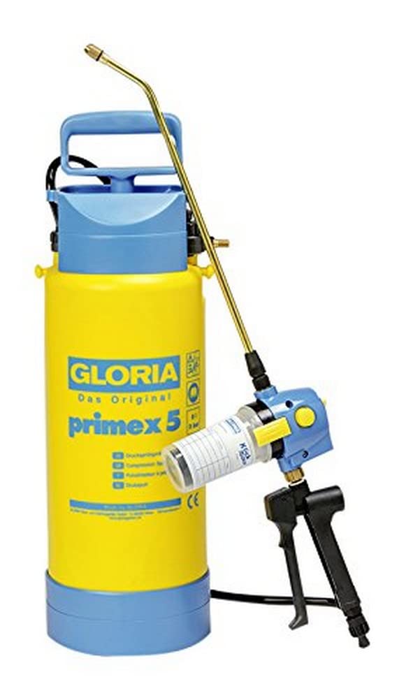 Gloria Primex 5 Pressure Sprayer – 5L Capacity with Brass Spray Lance
