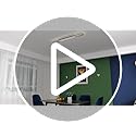 Oninio Modern LED Linear Ceiling Light | 48W Dimmable Lamp with Remote