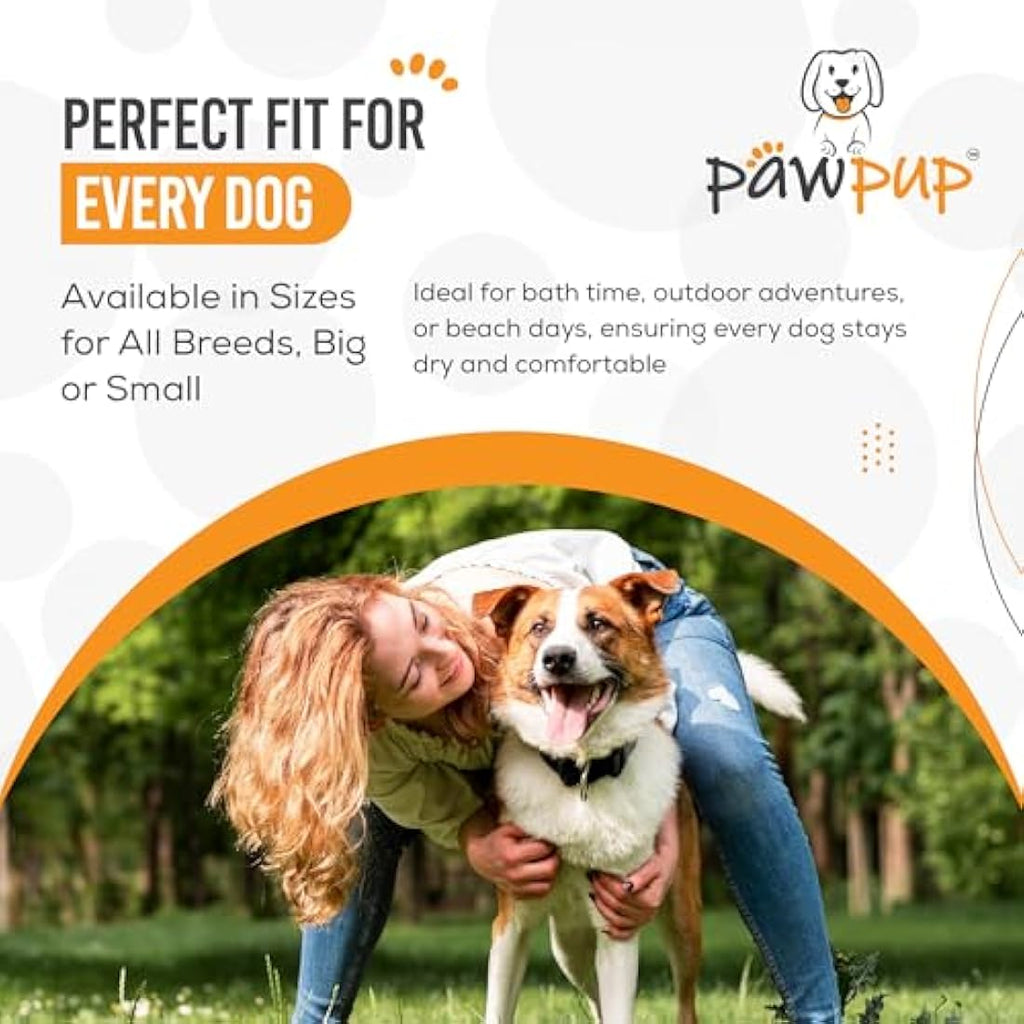 PAWPUP Super Absorbent Microfibre Dog Towels | 100x60cm Set of 2