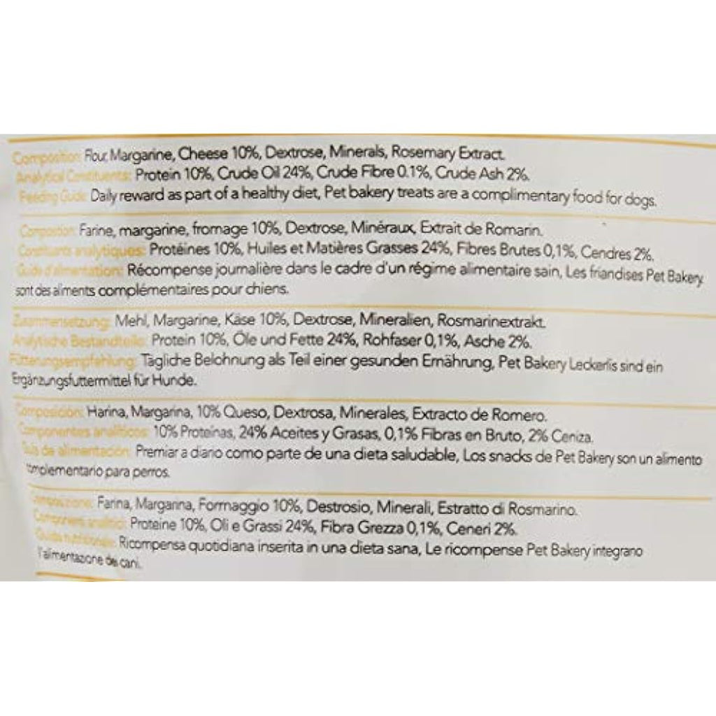 Pet Bakery Cheese Paw Dog Treats – Gourmet UK Pet Snacks, 190g