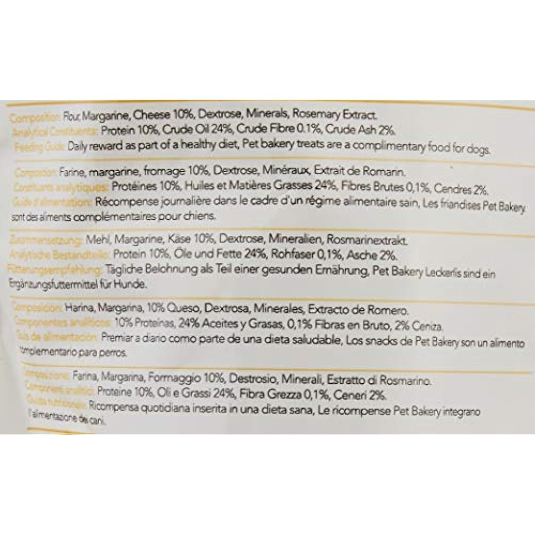 Pet Bakery Cheese Paw Dog Treats – Gourmet UK Pet Snacks, 190g