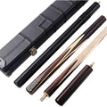 CUESOUL 57" Rosewood 3/4 Snooker Cue Set with Case and Extension