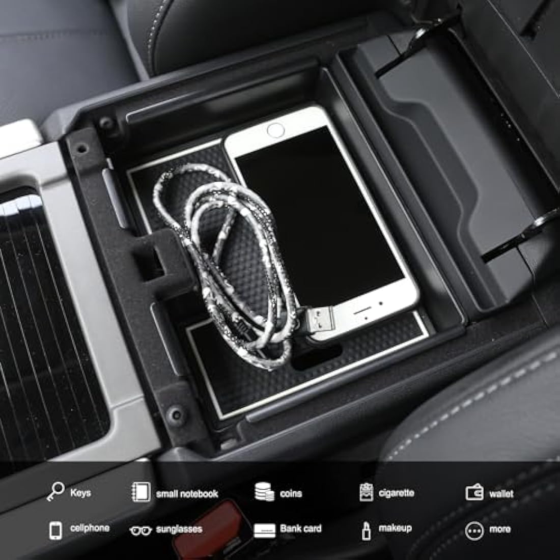 Center Console Organizer Tray for Range Rover Evoque 2012-2018