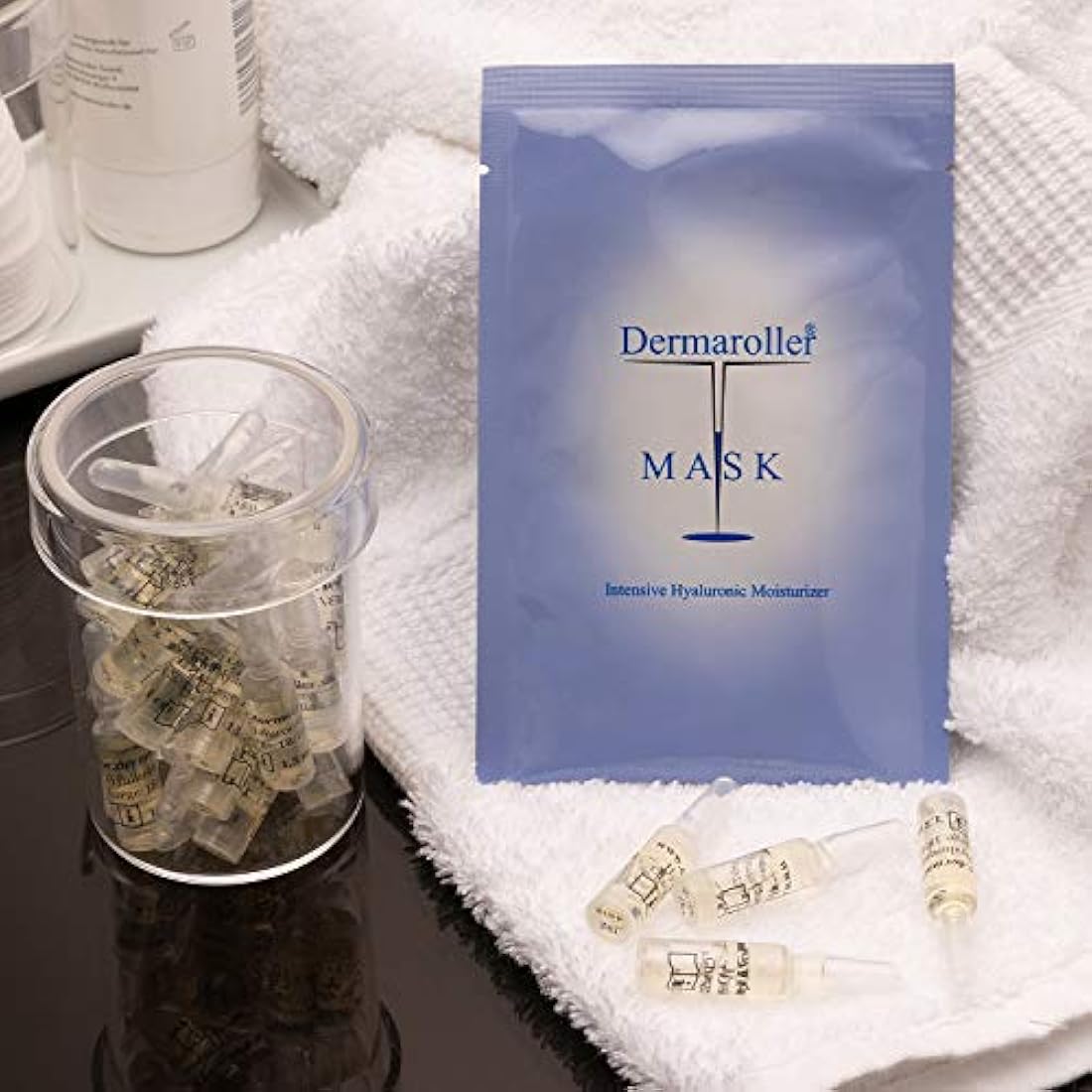 Dermaroller Hydration Booster Set – Hyaluronic Serum & Mask Skincare