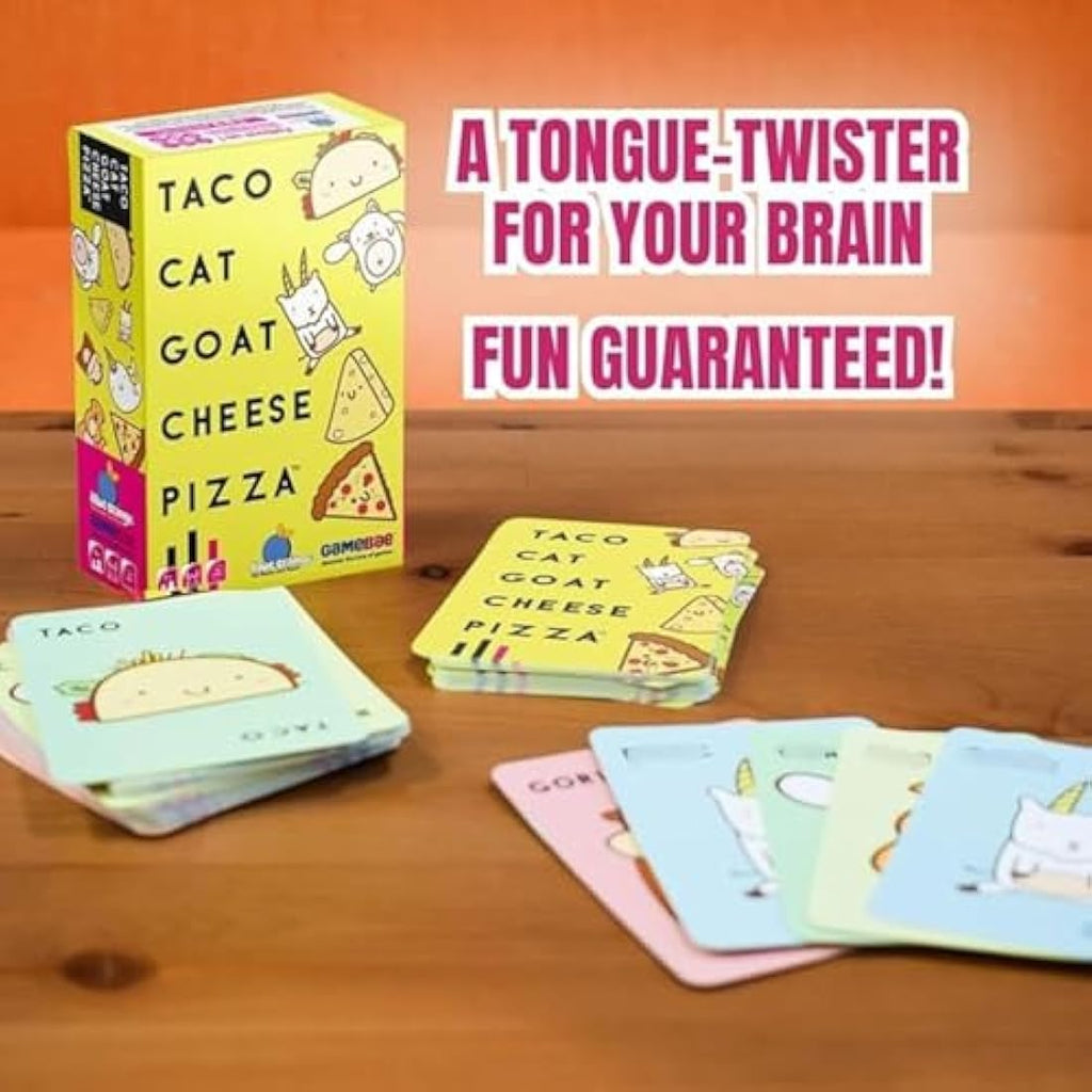 Blue Orange Taco Cat Goat Cheese Pizza Card Game - Fast Party Game