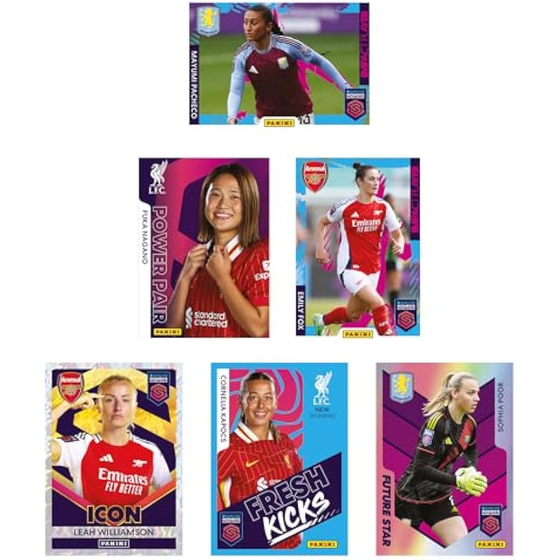 WSL 2025 Official Sticker Collection - 50 Pack Box by Jolof Store