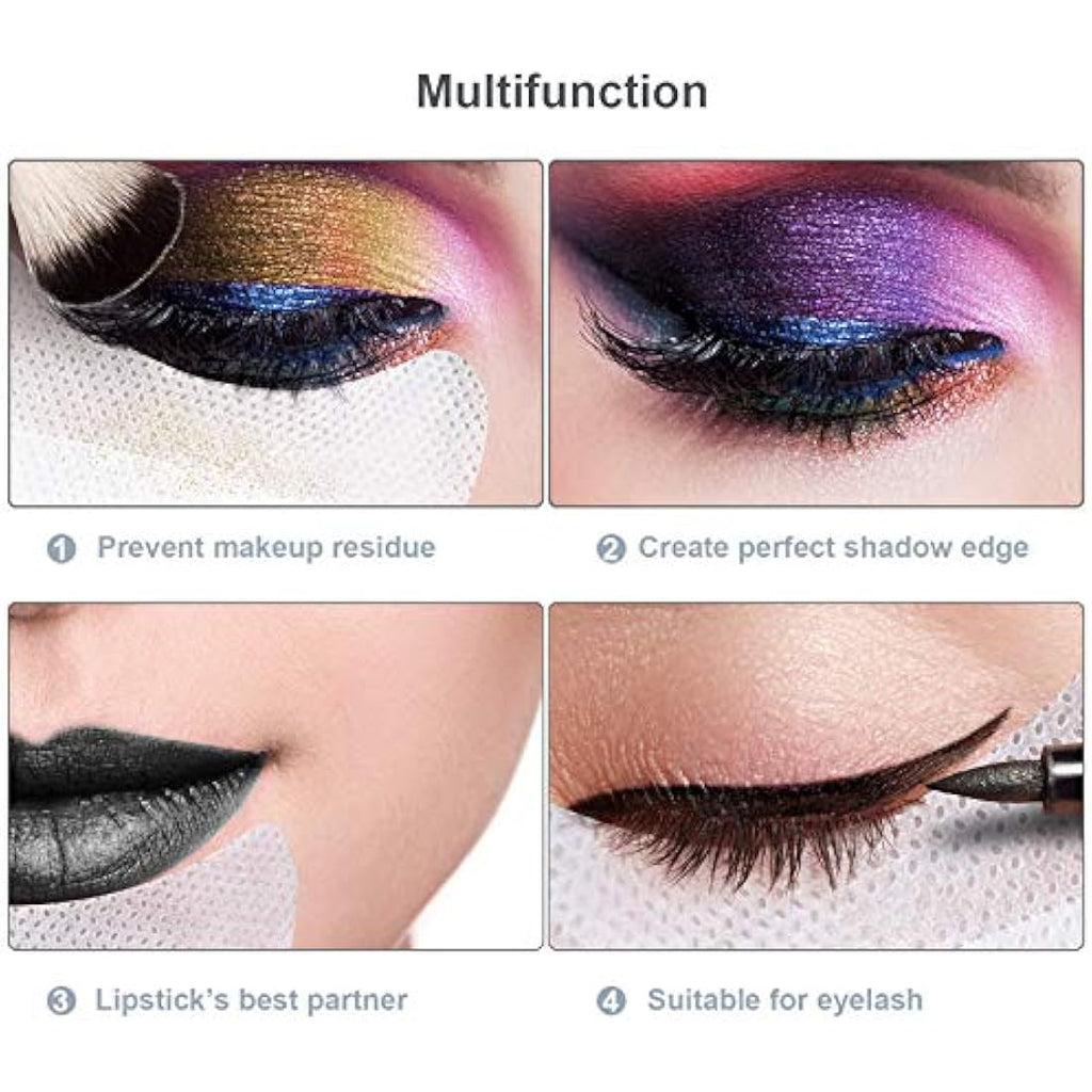 Eyeshadow Shields | 100 Pcs Non-Woven Eyelash Tint Stencils