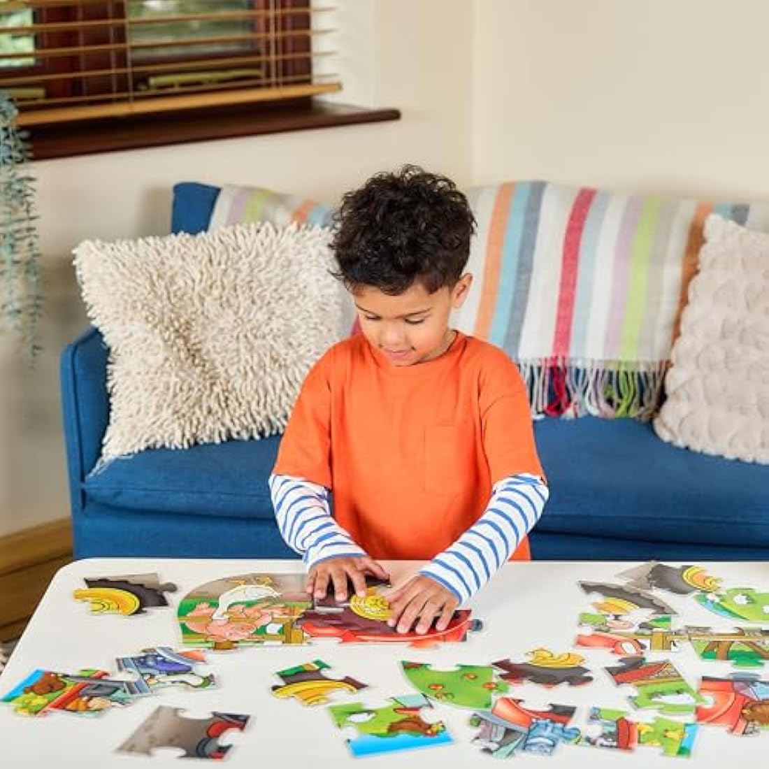 Orchard Toys Big Tractor Jigsaw Puzzle | 25-Piece Farm Shaped Puzzle