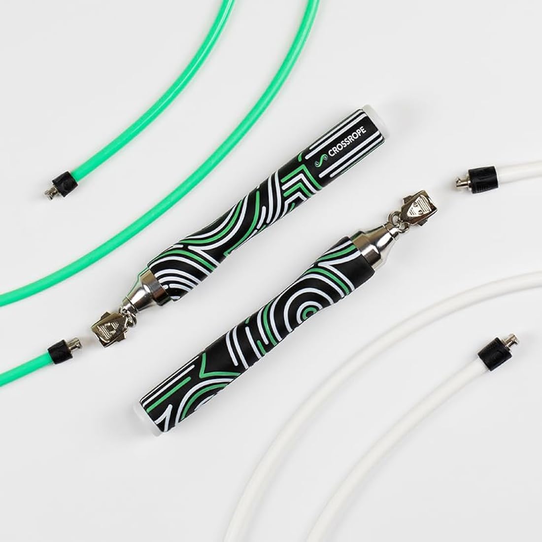 Crossrope Get Lean Weighted Jump Rope Set – 4oz & 8oz Skipping Ropes