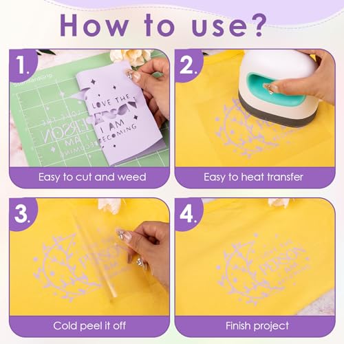 Vinyl Frog HTV Bundle – 35 Colors Heat Transfer Vinyl Sheets, 12" x 10"