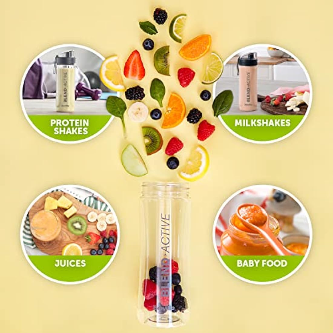 Breville Blend Active Personal Blender | 350W Smoothie Maker | 2 Bottles