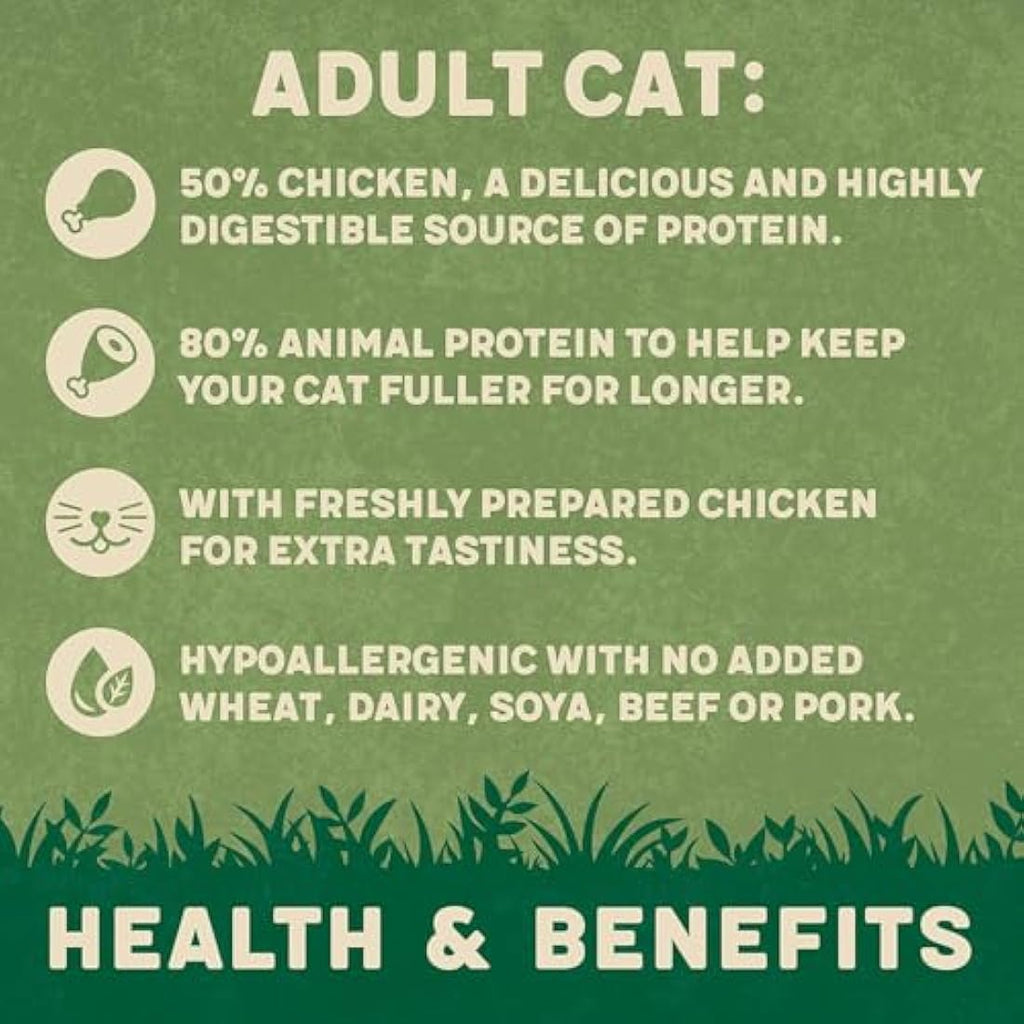 Harringtons Chicken Dry Adult Cat Food – Natural Ingredients – 4 x 2kg