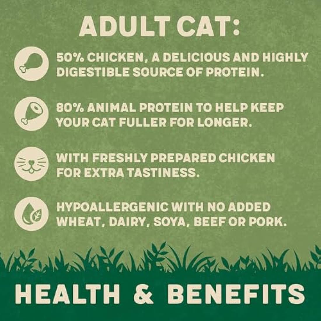 Harringtons Chicken Dry Adult Cat Food – Natural Ingredients – 4 x 2kg