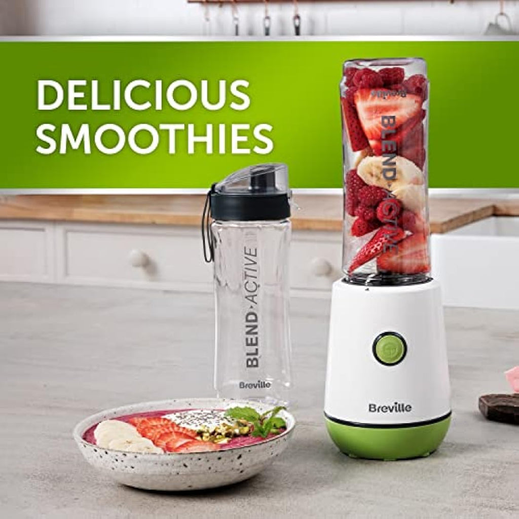 Breville Blend Active Personal Blender | 350W Smoothie Maker | 2 Bottles