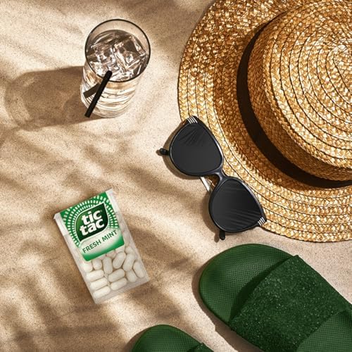Tic Tac Fresh Mint Sweets – Bulk Box of 8 x 200 Mints for Party Bags