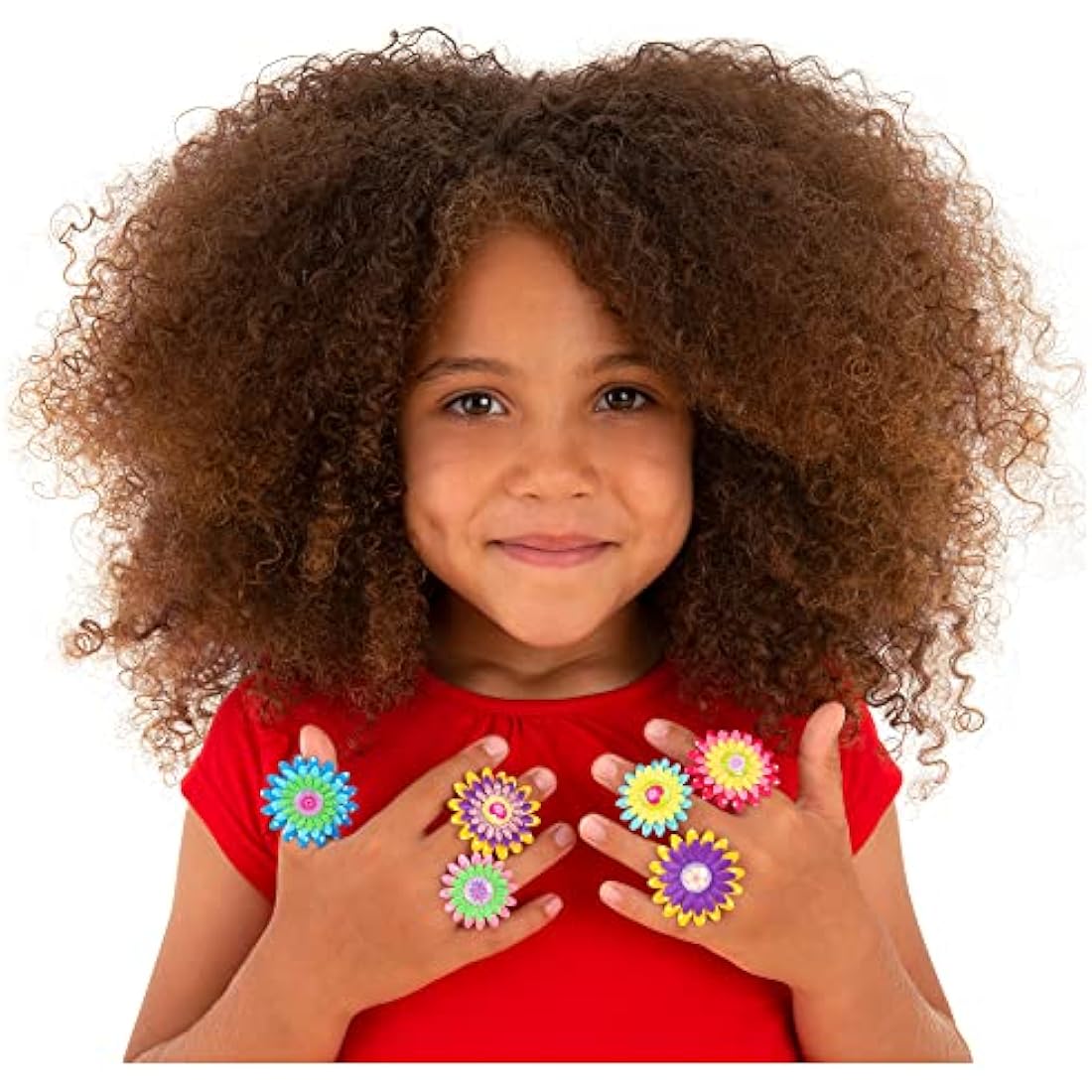 Galt Toys Flower Rings DIY Jewelry Craft Kit for Kids Ages 6+