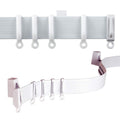 Curtains2bedding 500cm Flexible Curtain Track – Bendable Wall & Ceiling Rail