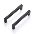 LONTAN Black Kitchen Cupboard Handles – 128mm Stainless Steel (10 Pack)
