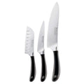 Robert Welch Signature 3-Piece Home Chef Knife Set | Santoku & Cook's