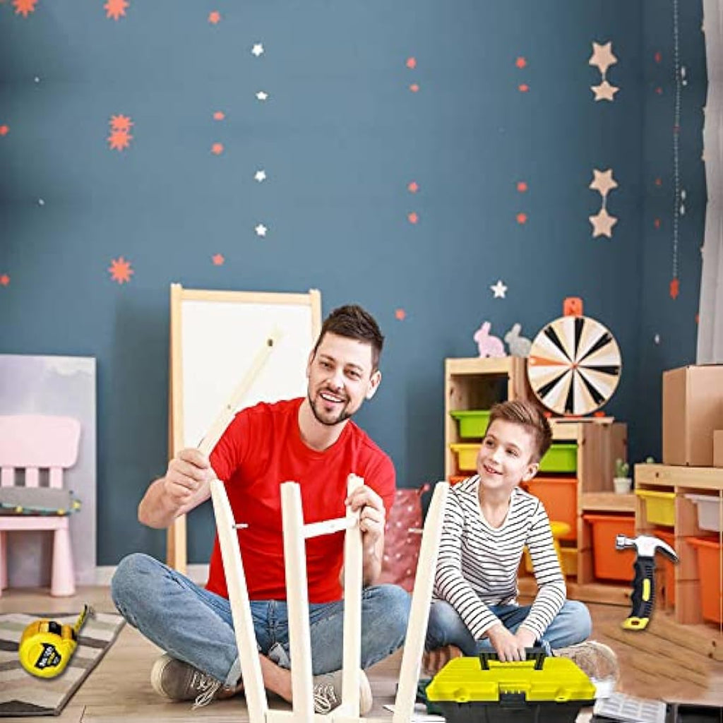 QeeHeng Kids Real Woodworking Tool Set – 30 Piece Construction DIY Kit