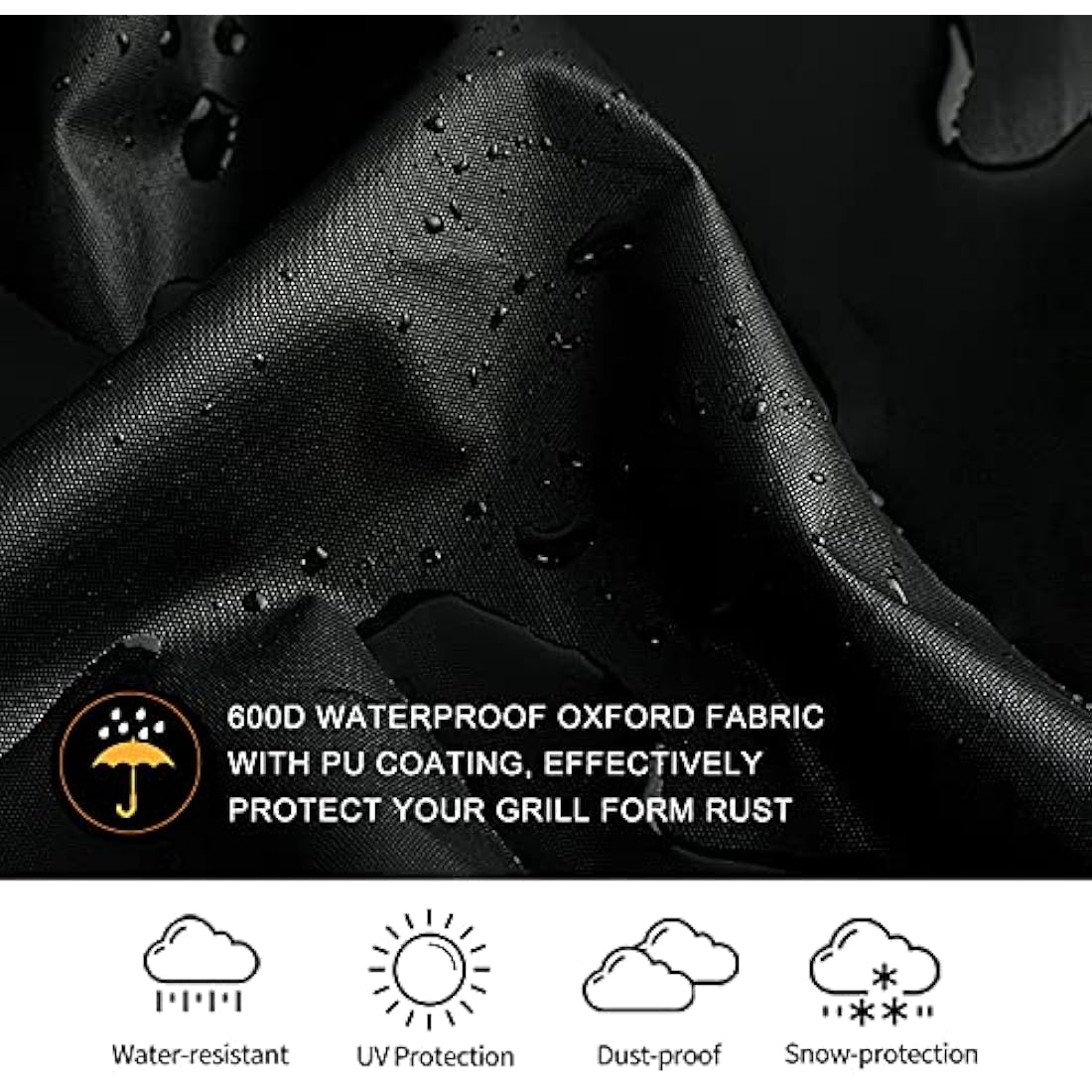 SUPJOYES Kamado Joe Classic Grill Cover - Waterproof 600D Heavy Duty