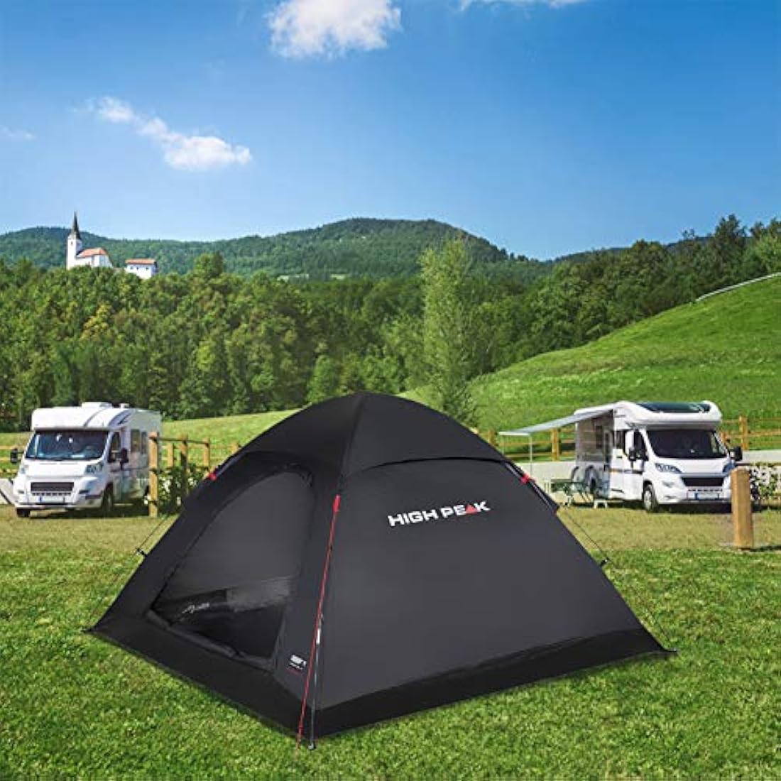 High Peak Monodome XL 4-Person Dome Tent | Waterproof Festival Tent