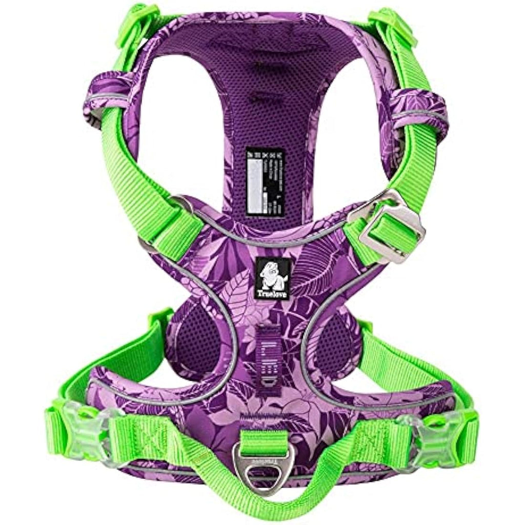 Jolof Store No Pull Dog Harness | Reflective Nylon Step-in Vest – Purple