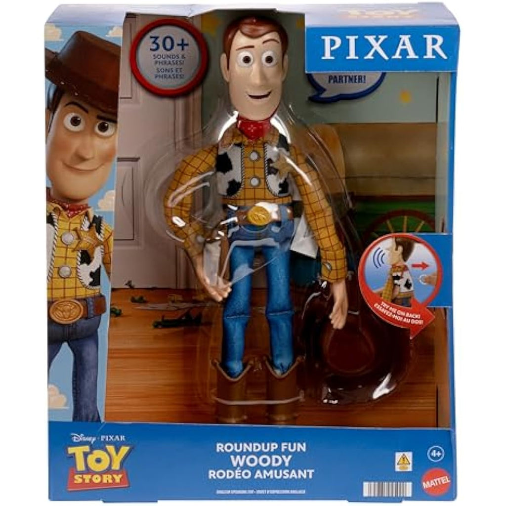 Mattel Disney Toy Story Woody Talking Action Figure – 12-Inch Plush Doll