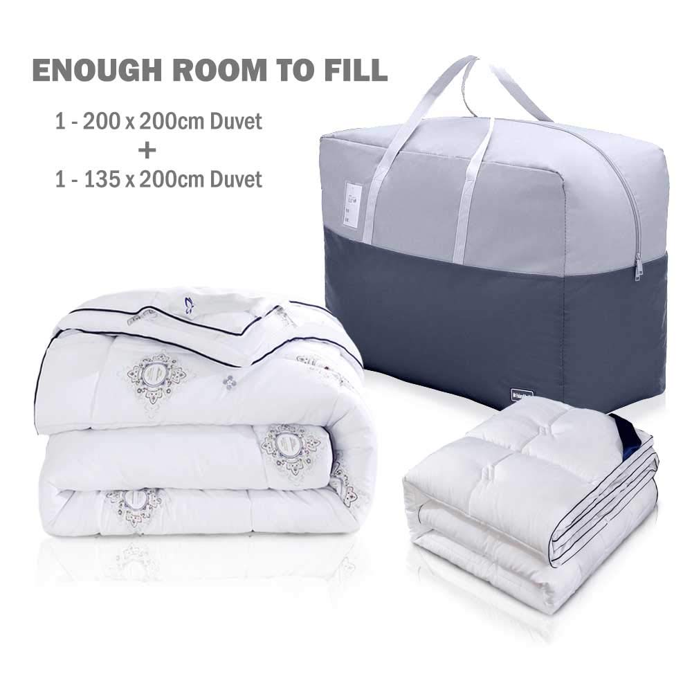 75L Oxford Cloth Storage Bags | 6-Pack Large Duvet Organizers