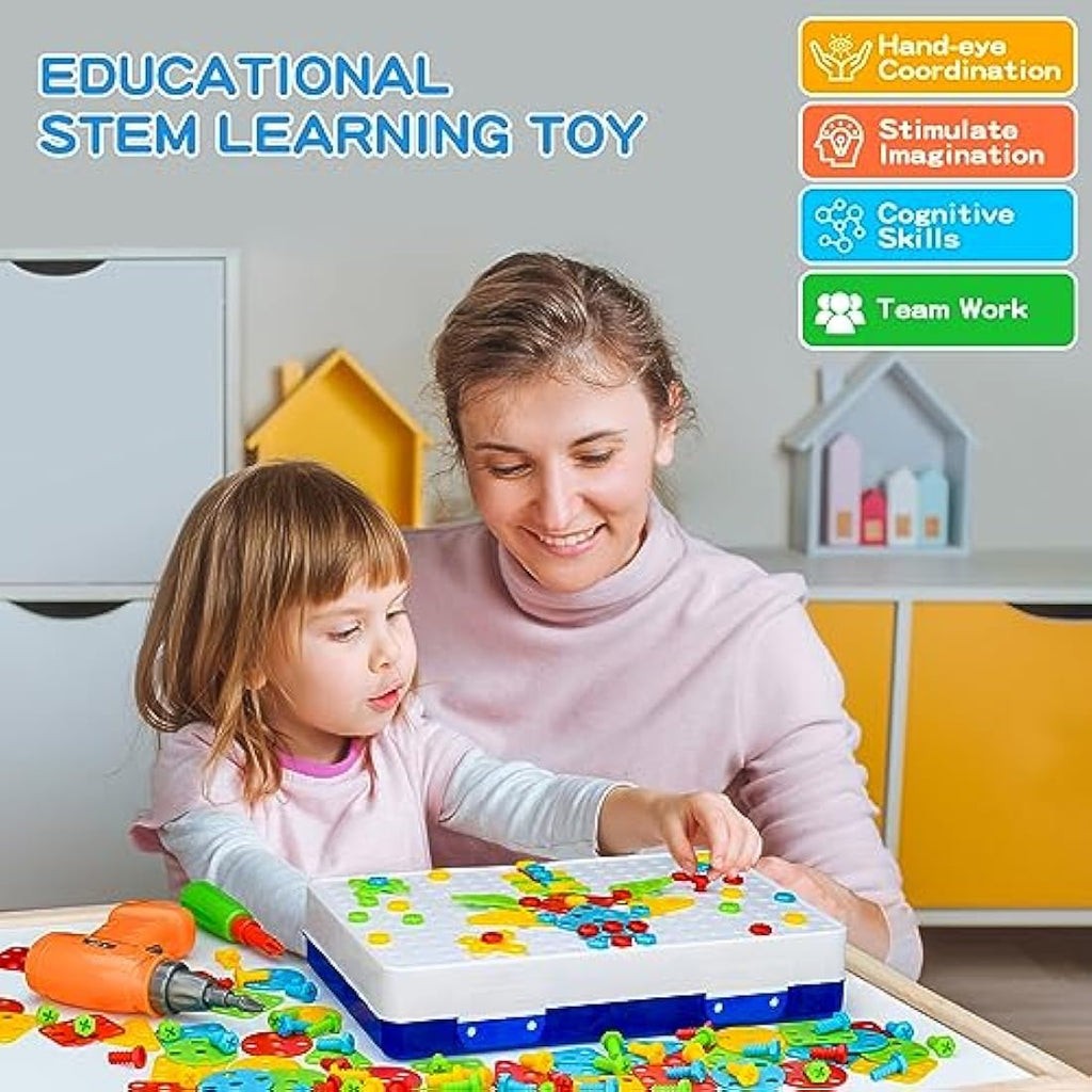3D Take Apart Toy – STEM Construction Kit with Storage Box