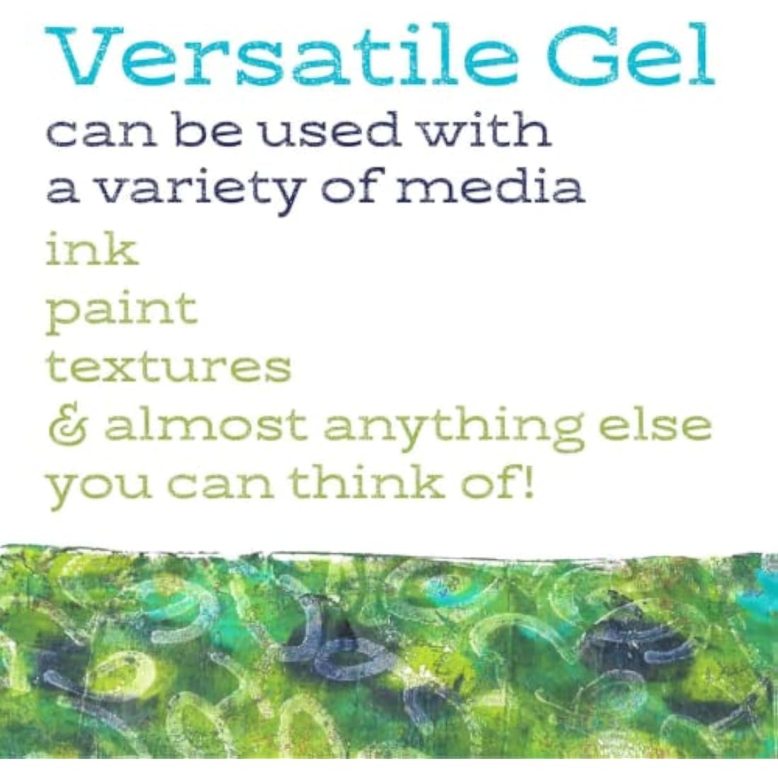 Gel Press A4 Monoprinting Plate – Reusable 21 x 29.7 cm Gel Printing Plate