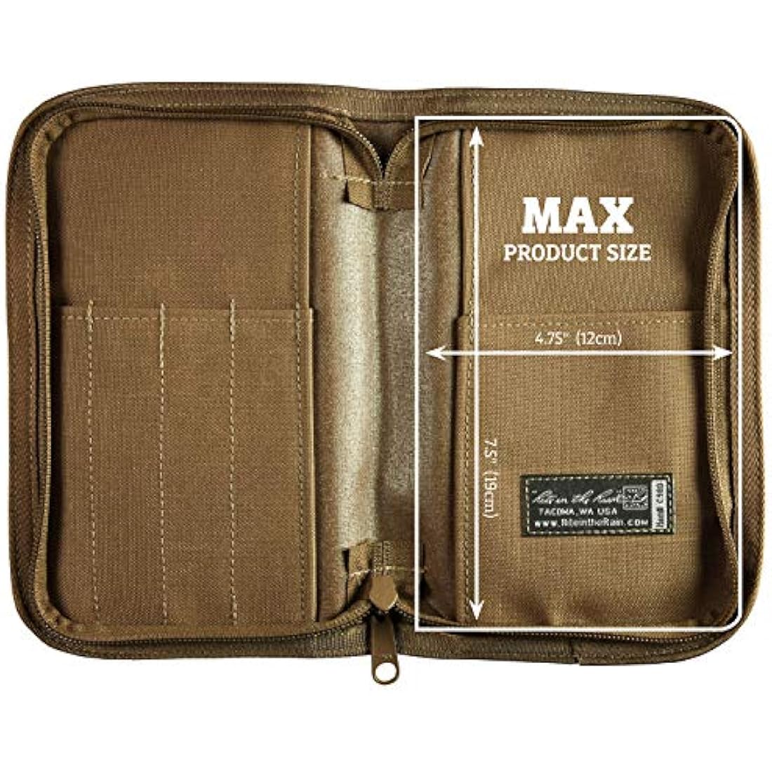 Rite in the Rain Weatherproof Cordura Notebook Cover, 5.5 x 8.5 – Tan