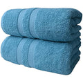 Jolof Store 2x Jumbo Bath Sheets | 100% Egyptian Cotton 600 GSM - Aqua