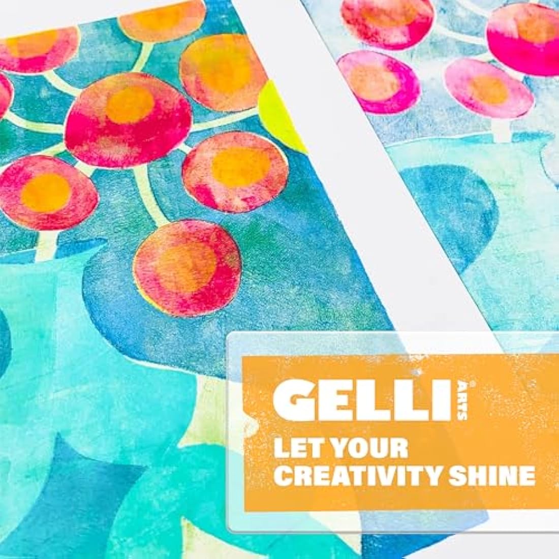 Gelli Arts 8x10 Gel Printing Plate – Durable Mixed Media Art Tool