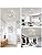 Vintage Farmhouse 3-Light Semi-Flush Mount White Cage Chandelier