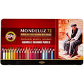 KOH-I-NOOR Mondeluz Aquarell Watercolor Pencils - Set of 72 Tin